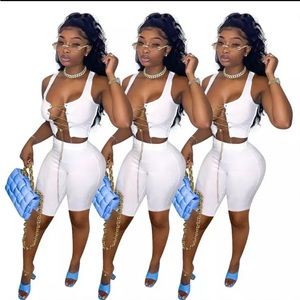 White two piece outfit